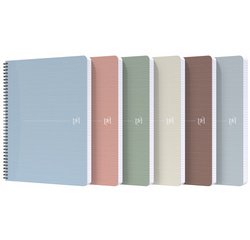 Cahier spirale Oxford My Rec'Up A4 ligné 180 pages 80g assorti