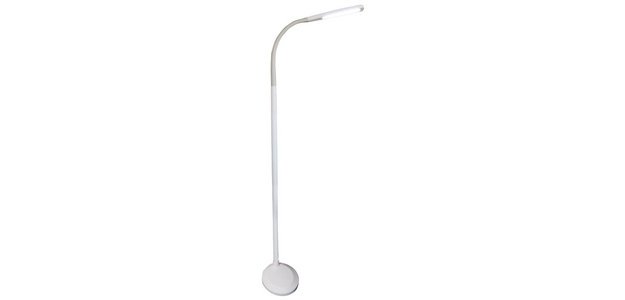 LED-vloerlamp, 4 lichtkleuren, wit