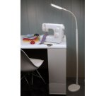 Lampe LED sur pied, 4 couleurs de lumière, blanc