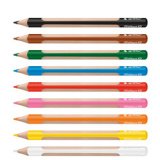 Crayon de couleur triangulaire griffix, étui de 12
