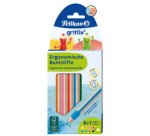 Crayon de couleur triangulaire griffix, étui de 9