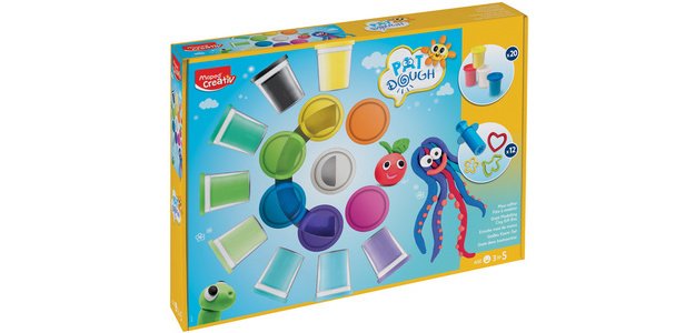 Creativ Kit de pâte à modeler, 32 pièces, maxi coffret
