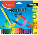 Crayon de couleur COLOR'PEPS INFINITY, pochette de 18