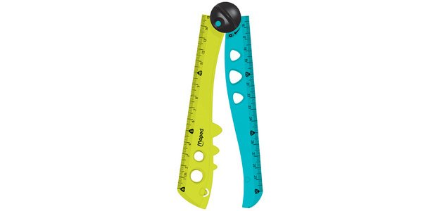 Klappbares Lineal CROC CROC, 150 / 300 mm, Kunststoff