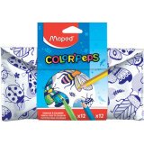 En_set para colorear maped 12 rotuladores + 12 lapices colores surtidos