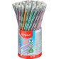 Crayon graphite BLACK'PEPS GLITTER, HB, pot de 72