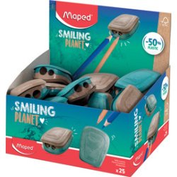 Taille crayon 2 usages PULSE SMILING PLANET, blau/brun