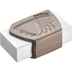 Gomme précision Smiling Planet, composé à 50% de fibres de bois FSC, vendu en présentoir de 30