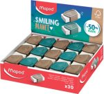 Gomme Precision SMILING PLANET, présentoir de 30