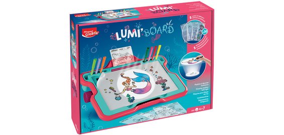 Creativ Machine à dessiner lumineuse LUMI BOARD SIRENE