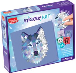 Creativ Collage sur chiffres STICKER'ART CREATIVE SET