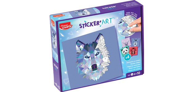 Creativ Collage sur chiffres STICKER'ART CREATIVE SET