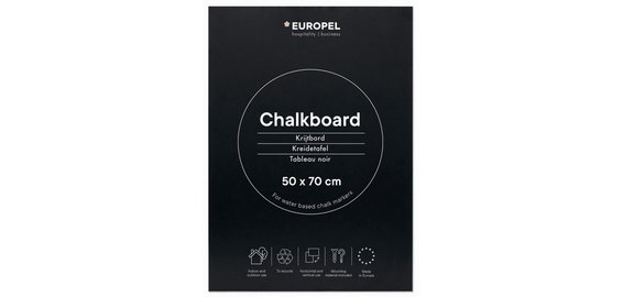 Ardoise sans cadre, 500 x 700 mm, noir