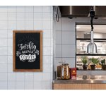 Ardoise avec cadre en bois, 600 x 840 mm