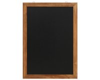 Ardoise avec cadre en bois, 600 x 1.100 mm