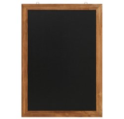 Ardoise avec cadre en bois, 600 x 1.100 mm