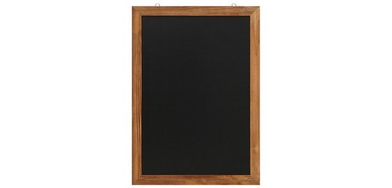 Ardoise avec cadre en bois, 600 x 1.100 mm
