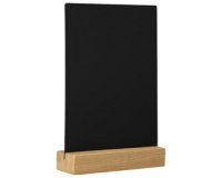 Ardoise de table, A5 portrait, chêne