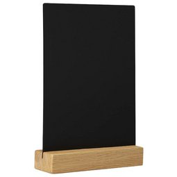 Ardoise de table, pied en chêne