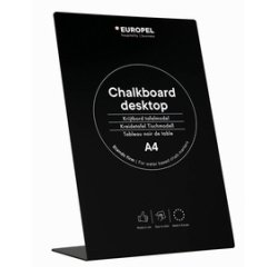 Ardoise de table L-Standard, A4, noir