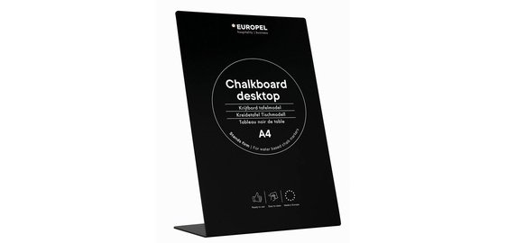 Ardoise de table L-Standard, A5, noir