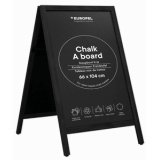 Sidewalk sign, 660 x 1,040 mm, black