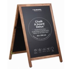 Stoepbord DELUXE 660 x 1.040 mm natuurlijk