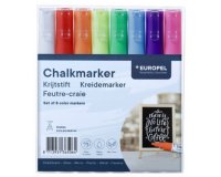 Marqueur craie 3 mm, étui de 8