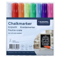 Marqueur craie 3 mm, étui de 8