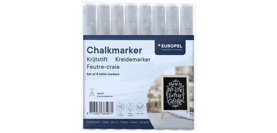 Marqueur craie 3 mm, étui de 8