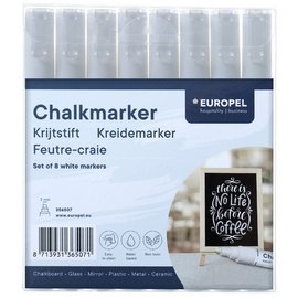 Marqueur craie 3 mm, étui de 8