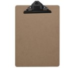 Menühalter mit Klemme A4 natürlich