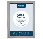 Cadre porte-affiche premium, A5, 20 mm, argent