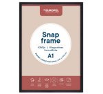 Cadre porte-affiche premium+, A4, noir