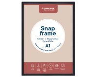 Cadre porte-affiche premium+, A1, noir