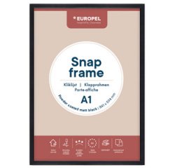 Cadre porte-affiche Premium+, A2, noir