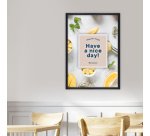 Cadre porte-affiche premium+, A4, noir