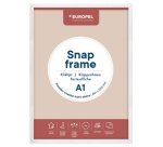 Cadre porte-affiche premium+, A2, blanc