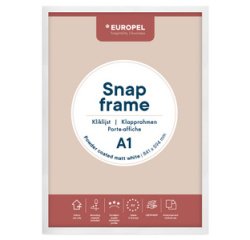 Cadre porte-affiche premium+, A1, blanc