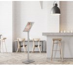 Porte-affiche avec cadre à clipser premium, A3