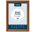 Cadre porte-affiche premium, A3, 25 mm, aspect bois