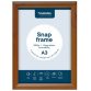 Cadre porte-affiche premium, A3, 25 mm, aspect bois
