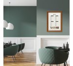 Cadre porte-affiche premium, A3, 25 mm, aspect bois