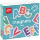 Boîte de 40 magnets lettres en bois