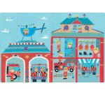 Puzzle 'Caserne de pompiers', 24 pièces
