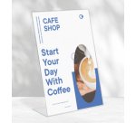 Porte-visuel Budget, A5 portrait, incliné