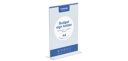 Porte-visuel Budget, A5, droit