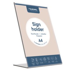 Porte-visuel acrylique, A5 portrait, incliné