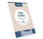 Porte-visuel acrylique, A4 portrait, incliné