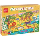 Puzzle observation junior 'La savane', 60 pièces
